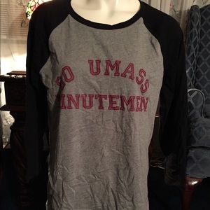 NWT- Pink by VS - Univ. Mass Black & Grey …